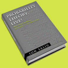 Theory of Probability Book with mathematical discoveries applied to lotto odds calculations.