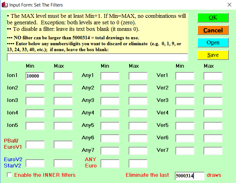 Mega Millions Frequency Chart Mass