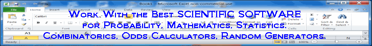 Science Software: Statistics, Probability, Odds, Combinatorial Mathematics, Algorithms.