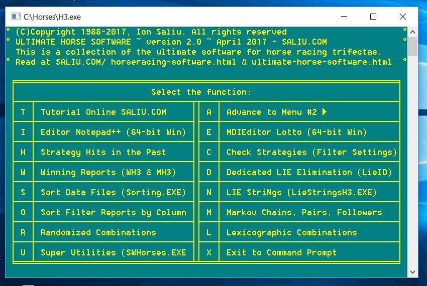 Superfecta Betting System