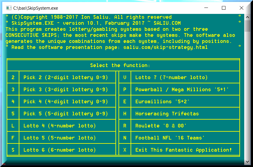 cost of systems lotto