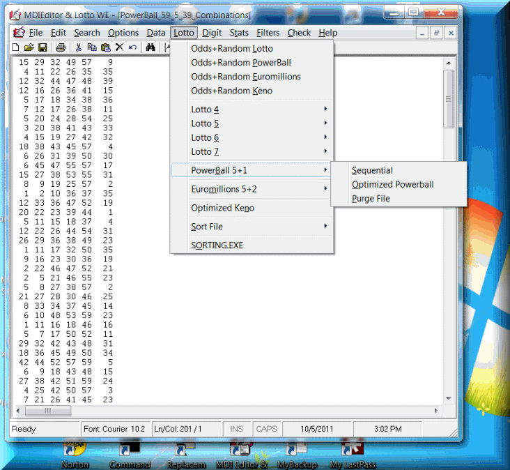 lotto system calculator