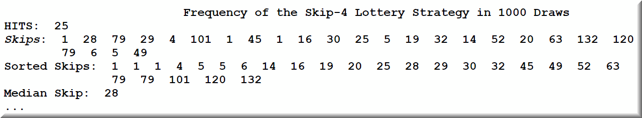 sat lotto number frequency