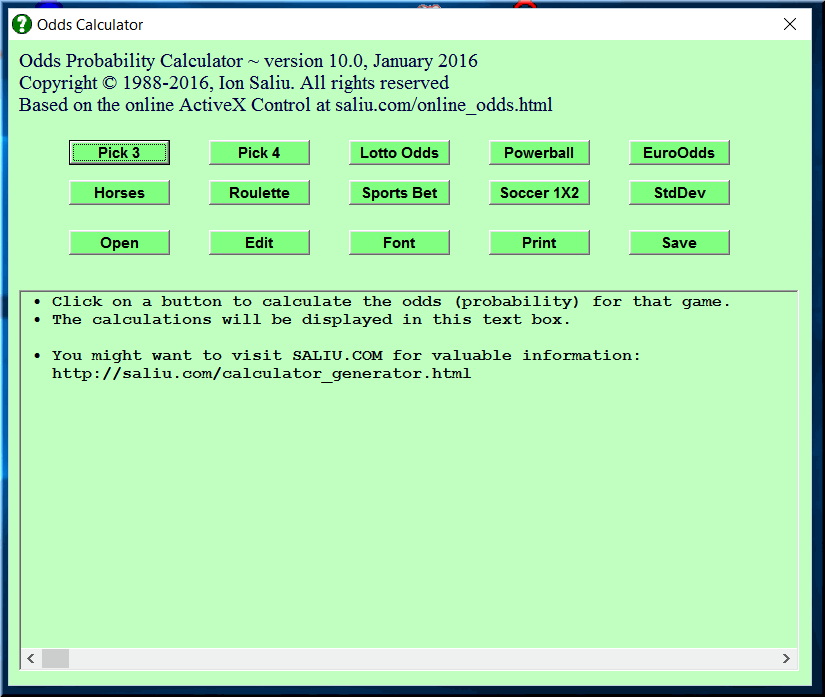 lotto calculator