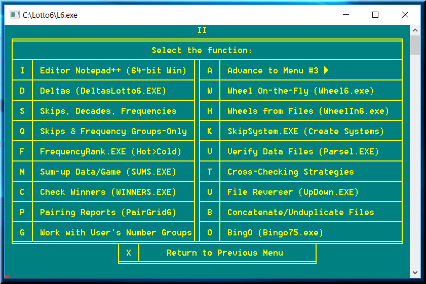 cross lotto numbers